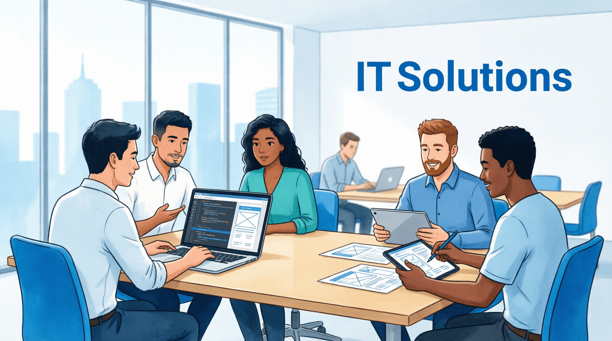 Команда DankoSoft за работой